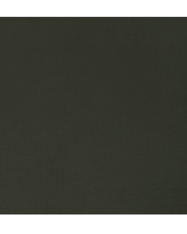 Bottle Green Premium Superfine Blended Wool Suiting Fabric, Elegant Solid Finish, Width 150 cms, Made in India-D26767