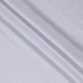 White Blue Windowpane Check 100% Cotton Shirting Fabric 150 Cms Width Made in India-D26625