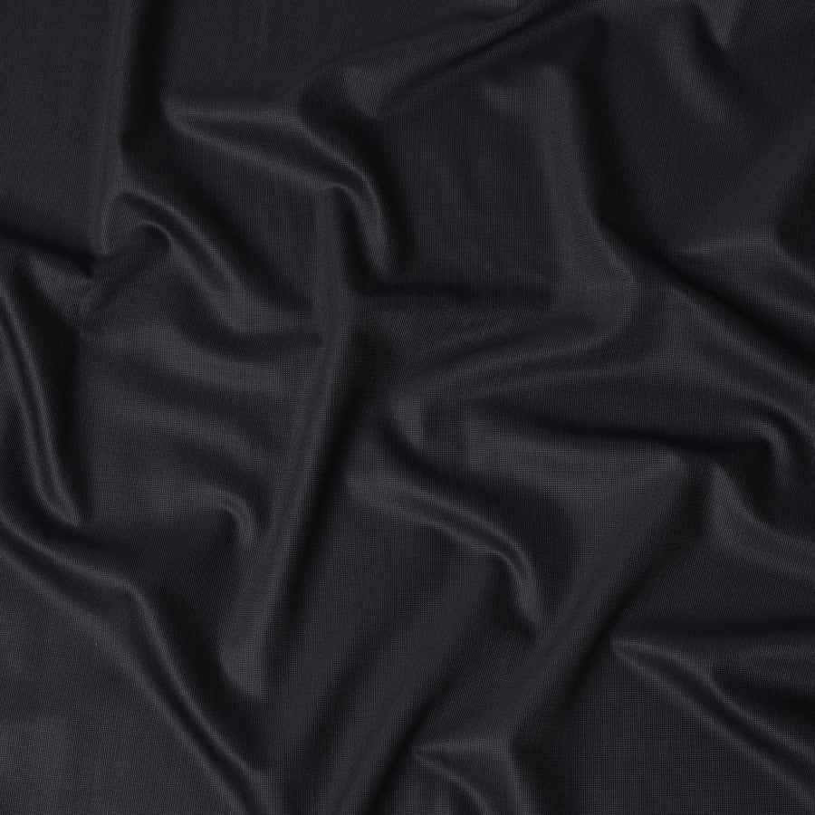 Super 150 Black Italian Wool Suiting Fabric 150cm