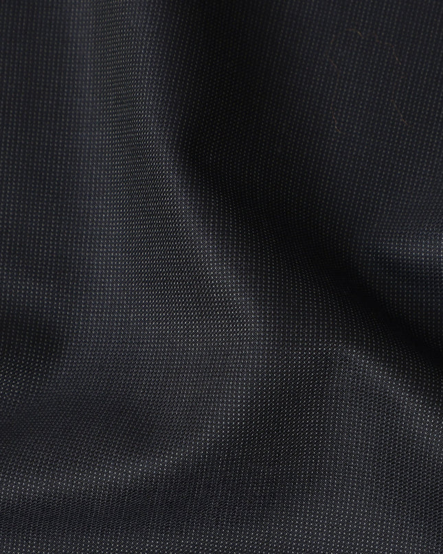 Super 150 Black Italian Wool Suiting Fabric 150cm