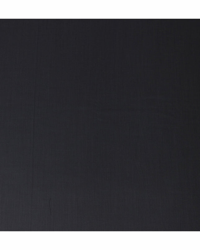 Charcoal Navy Australian Wool Suiting Piece 150cm | Regal Fa