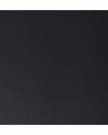 Super 150 Black Italian Wool Suiting Fabric 150cm