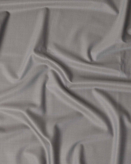 Super 150 Grey Italian Wool Suiting Fabric 150cm