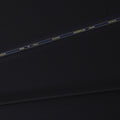 Super 150 Black Italian Wool Suiting Fabric 150cm