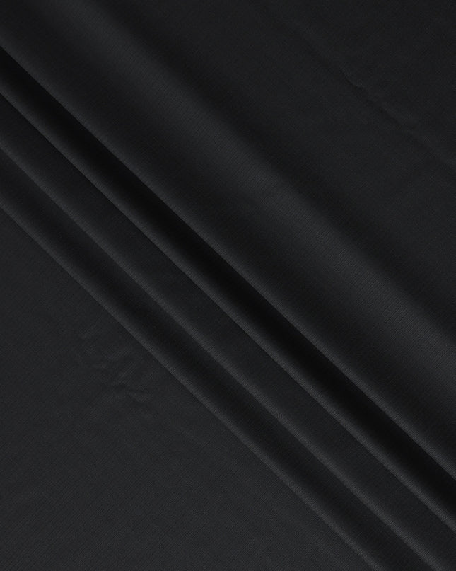 Jet Black Australian Wool Suiting Piece 150cm | Regal Fabric