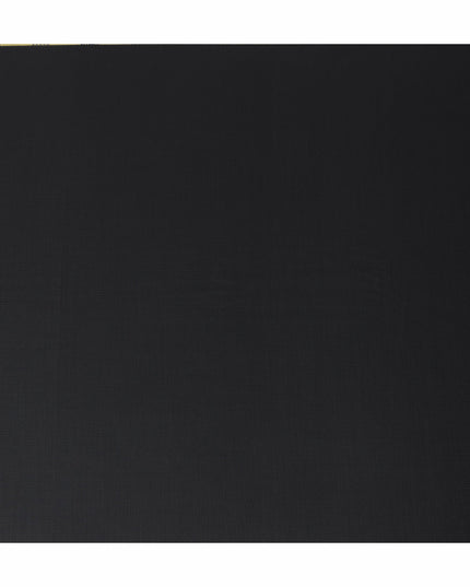 Super 150 Black Italian Wool Suiting Fabric 150cm