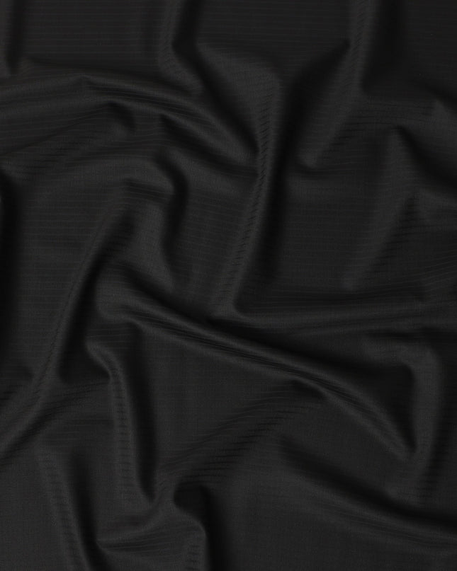 Charcoal Black Australian Wool Suiting Piece 150cm | Regal Fa