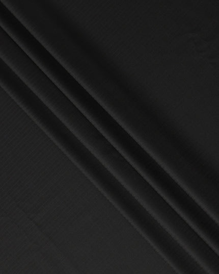 Super 160 Black Italian Wool Suiting Fabric 150cm