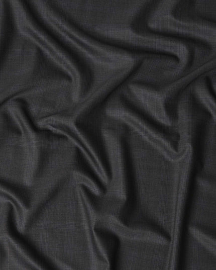 Super 180 Grey Italian Wool Suiting Fabric 150cm