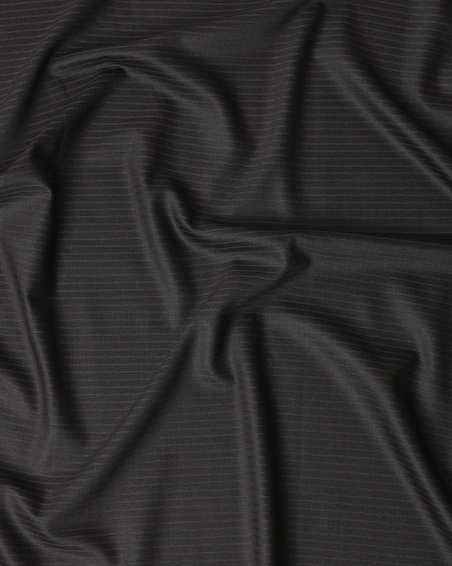 Pinstripe brown Australian Wool Suiting Piece 150cm | Regal 