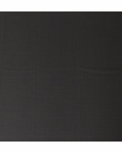 Super 180 Black Italian Wool Suiting Fabric 150cm