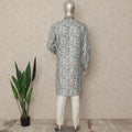 Multicolor Velvet Kurta Pyjama Set for Men