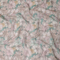 Dusty Blush Pink Floral Viscose Digital Print Fabric 110cm