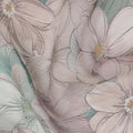 Dusty Blush Pink Floral Viscose Digital Print Fabric 110cm