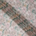Dusty Blush Pink Floral Viscose Digital Print Fabric 110cm