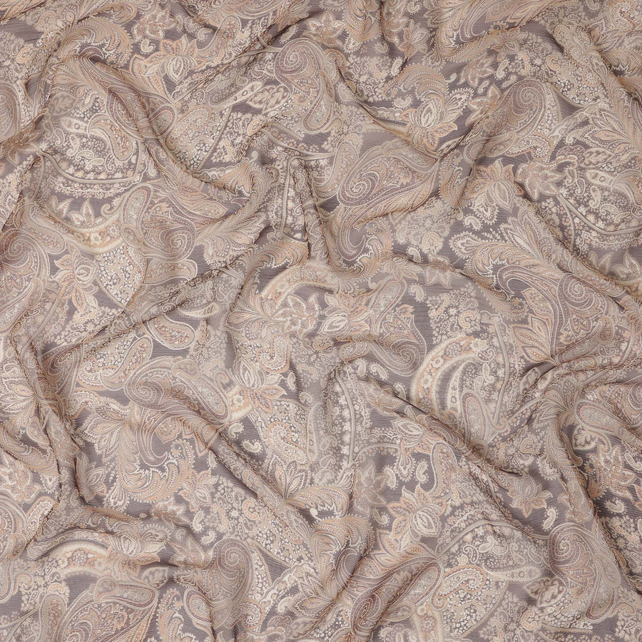 Grey Polyester Chiffon Fabric 110cm | Regal Fabrics