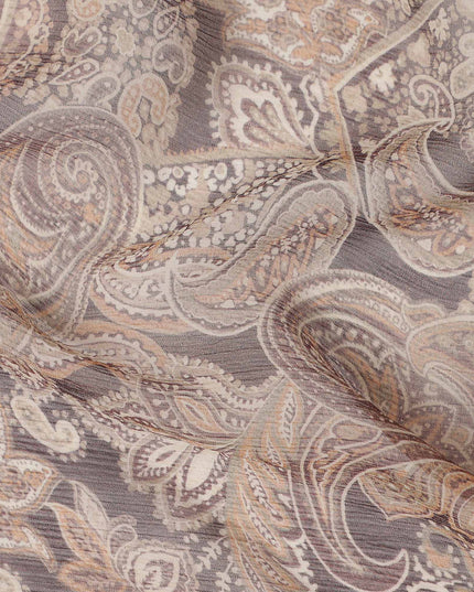 Grey Polyester Chiffon Fabric 110cm | Regal Fabrics