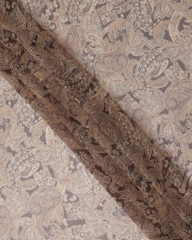 Grey Polyester Chiffon Fabric 110cm | Regal Fabrics