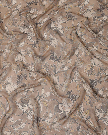Beige Polyester Chiffon Fabric 110cm | Regal Fabrics