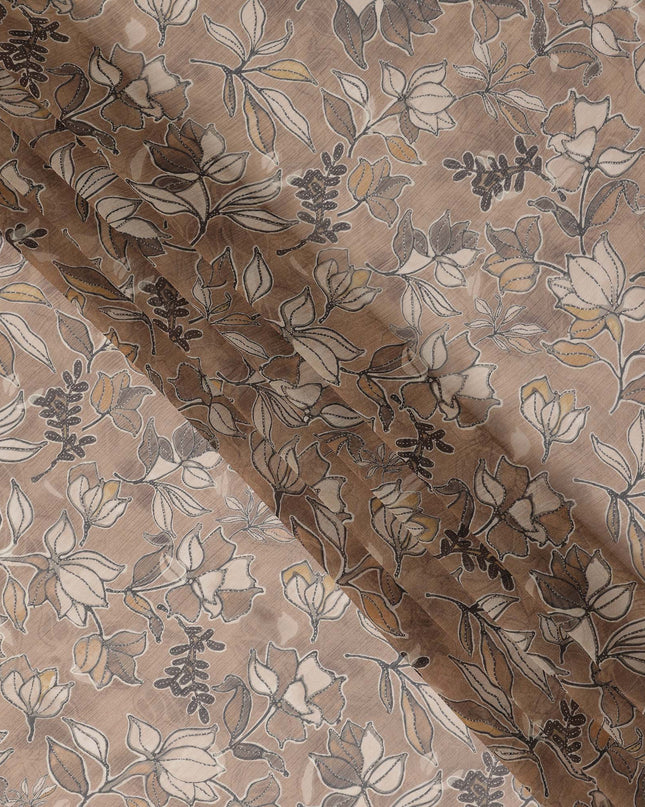 Beige Polyester Chiffon Fabric 110cm | Regal Fabrics