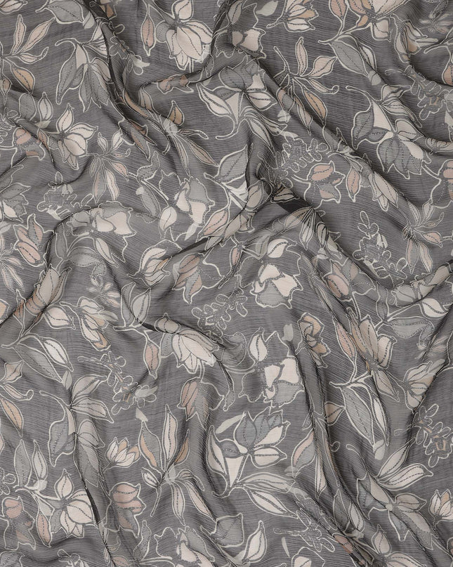 Grey Polyester Chiffon Fabric 110cm | Regal Fabrics