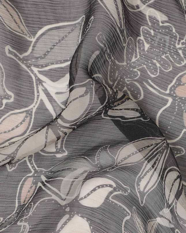 Grey Polyester Chiffon Fabric 110cm | Regal Fabrics
