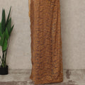 Copper Premium French 2-Tone Chantilly Saree Lace, 5.5 Mtrs Length, 110 Cms Width, Crafted in France -Blouse Not Included-D26707