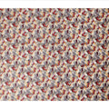 Rust Red Abstract Leaf Printed Cotton Satin Fabric 110 Cms Made In India-D27388 Regal Fabrics