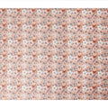 Peach Blush Floral Printed Cotton Satin Fabric 110 Cms Made In India-D27391 Regal Fabrics