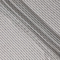 Silver Grey Pinstripe Guipure Lace Fabric