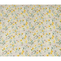 Cream Yellow Floral Printed Viscose Crepe Fabric 110 Cms Width Soft Flowing Lightweight Dress Material India-D27912