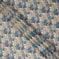 Beige Blue Floral Print Cotton Lawn Fabric 110 Cms Made In India-D27397 Regal Fabrics