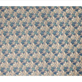Beige Blue Floral Print Cotton Lawn Fabric 110 Cms Made In India-D27397 Regal Fabrics
