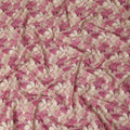 Pink Floral Print Cotton Lawn Fabric 110 Cms Made In India-D27399 Regal Fabrics