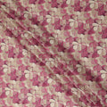 Pink Floral Print Cotton Lawn Fabric 110 Cms Made In India-D27399 Regal Fabrics