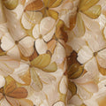 Mustard Floral Print Cotton Lawn Fabric 110 Cms Made In India-D27400 Regal Fabrics