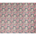 Grey Pink Floral Print Cotton Lawn Fabric 110 Cms Made In India-D27398 Regal Fabrics