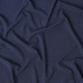Navy Blue Micro-Check Cotton-Blended Shirting Fabric, Fine Woven Mini Check Pattern, 150 cms Width, Origin China-D26603