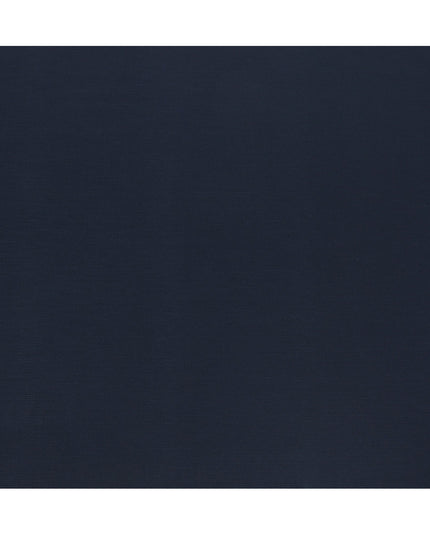 Navy Blue Textured Check Cotton-Blended Shirting Fabric, Subtle Woven Check Pattern, 150 cms Width, Origin China-D26602