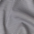 Grey & White Micro-Striped Cotton-Blended Shirting Fabric, Fine Horizontal Mini Stripe Design, 150 cms Width, Origin China-D26600