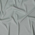 Mint Green & White Micro-Striped Cotton-Blended Shirting Fabric, Fine Horizontal Mini Stripe Design, 150 cms Width, Origin China-D26605
