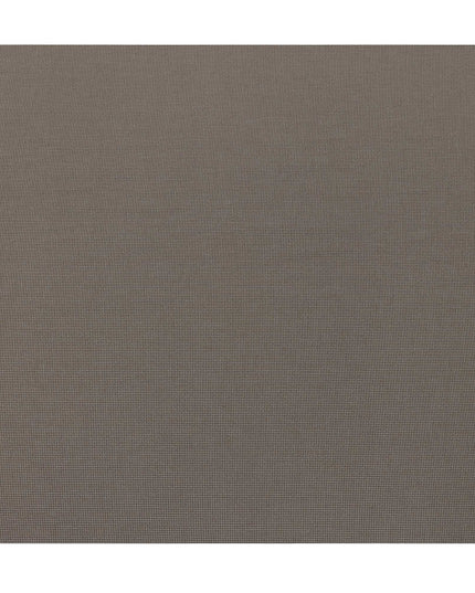 Brown & Beige Micro-Check Cotton-Blended Shirting Fabric, Fine Woven Mini Check Pattern, 150 cms Width, Origin China-D26601