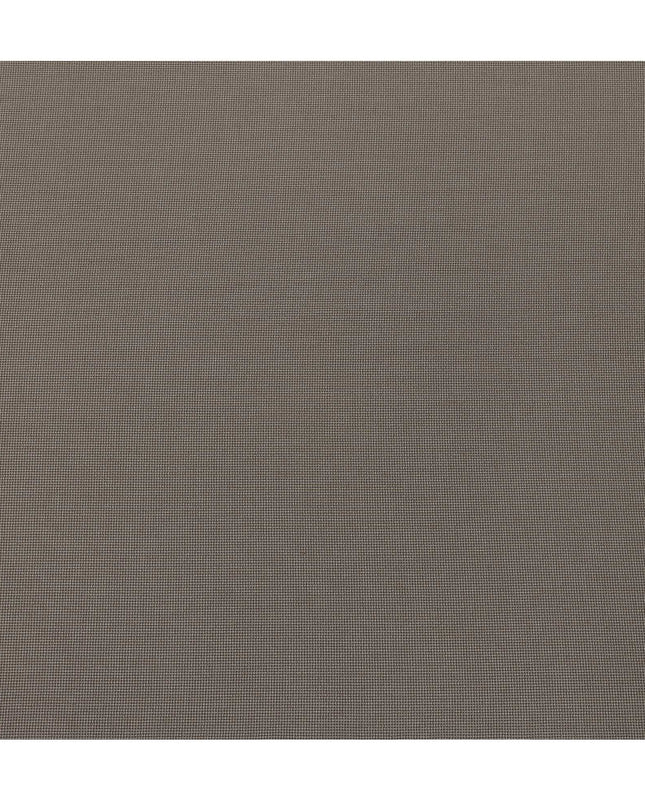 Brown & Beige Micro-Check Cotton-Blended Shirting Fabric, Fine Woven Mini Check Pattern, 150 cms Width, Origin China-D26601