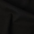 Black Solid Textured Cotton-Blended Shirting Fabric, Subtle Woven Finish, 150 cms Width, Origin China-D26599