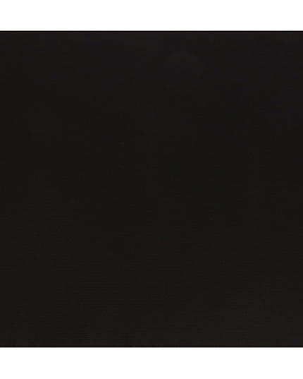 Black Solid Textured Cotton-Blended Shirting Fabric, Subtle Woven Finish, 150 cms Width, Origin China-D26599