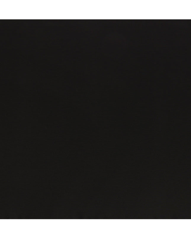 Black Solid Textured Cotton-Blended Shirting Fabric, Subtle Woven Finish, 150 cms Width, Origin China-D26599