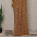 Ochre Mustard French Chantilly Lace Saree 5.5m