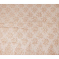 Peach Beige Floral Designer Synthetic Lace Fabric 3.0 Mtrs Piece 140 Cms Width China Origin-D28565