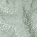 Mint Green Floral Designer Synthetic Lace Fabric 3.0 Mtrs Piece 140 Cms Width China Origin-D28564
