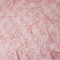 Blush Pink Floral Designer Synthetic Lace Fabric 3.0 Mtrs Piece 140 Cms Width China Origin-D28561